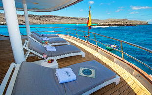 Odyssey Shaded Terrace Galapagos Wildlife Yacht