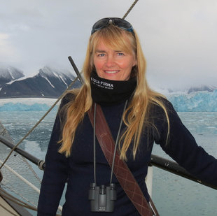 Charlotte Caffrey, co-founder of Aqua-Firma - Marine Scientist & regular leader of Polar Voyages to the Arctic & Antarctica