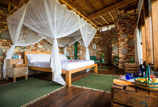 Your room at the Kyambura River Gorge