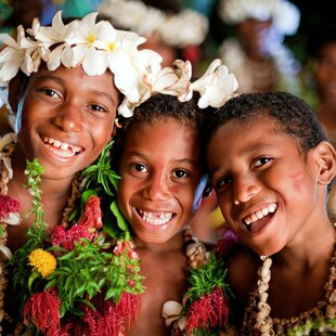 All smiles in Papua New Guinea