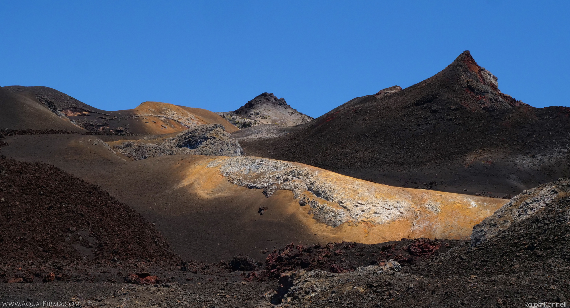Cerro Chico Volcano Sierra Negra Isabela Island Galapagos photograph by Ralph Pannell Aqua-Firma