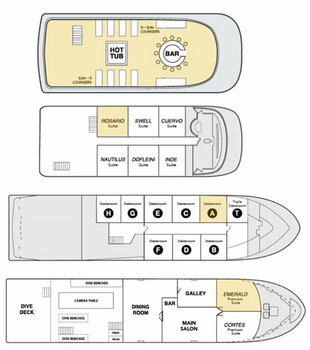 Nautilus Belle Amie - Deck Plan