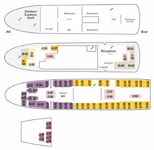 Nordstjernen - Deck Plan