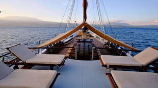 Sun Deck on Liveaboard Yacht