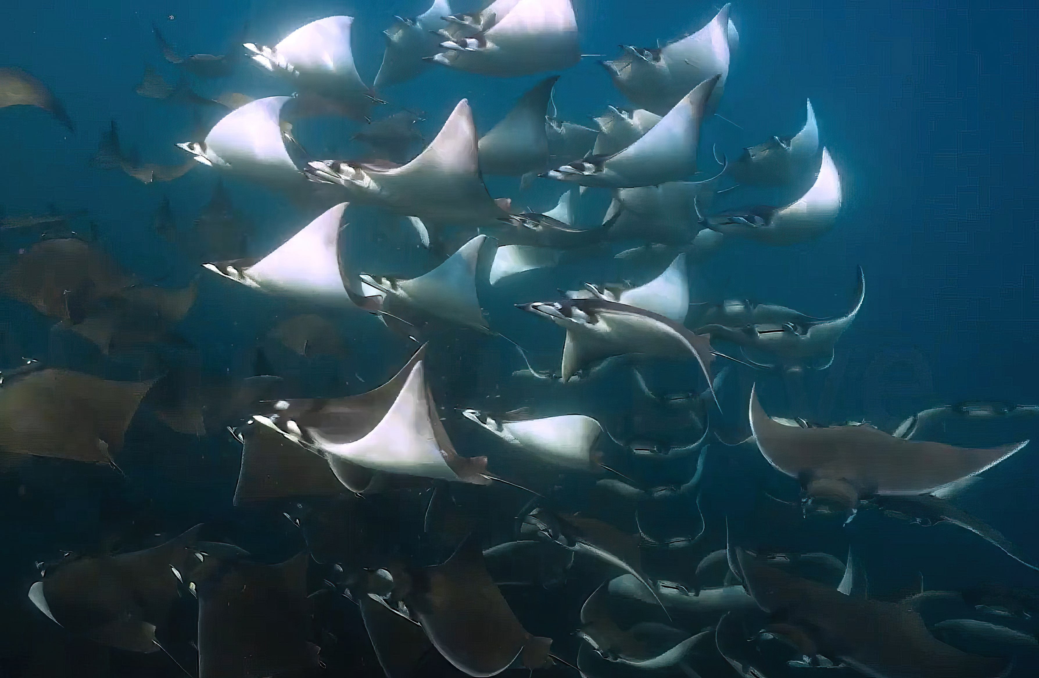 mobula rays sea of cortez baja california